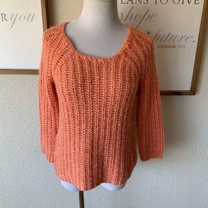 Anthropologie Knitted & Knotted Shimmery Sweater